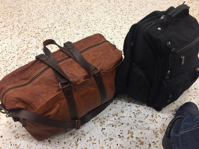 Handmade duffel bags, travel in style