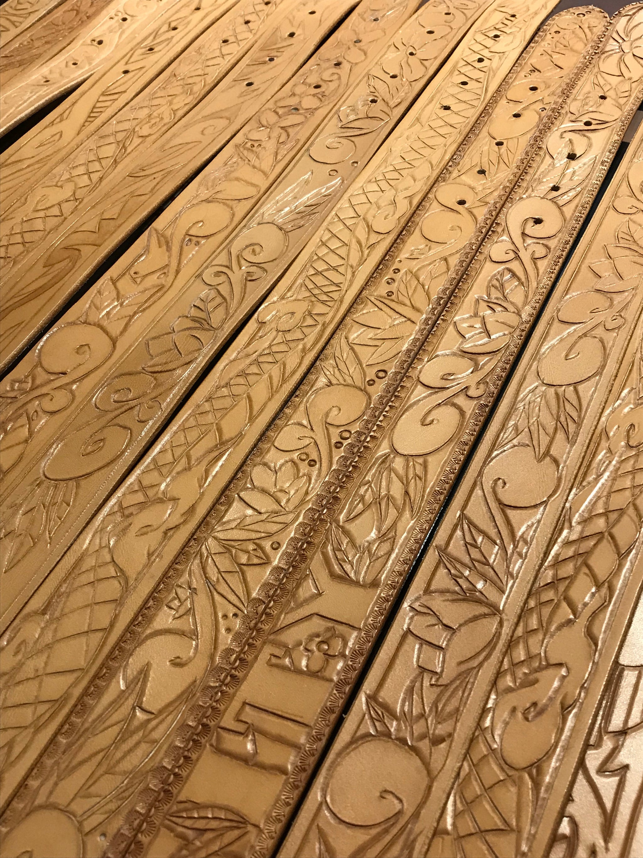The Beauty of Vegetable Tanned Hand Tooled Leather
