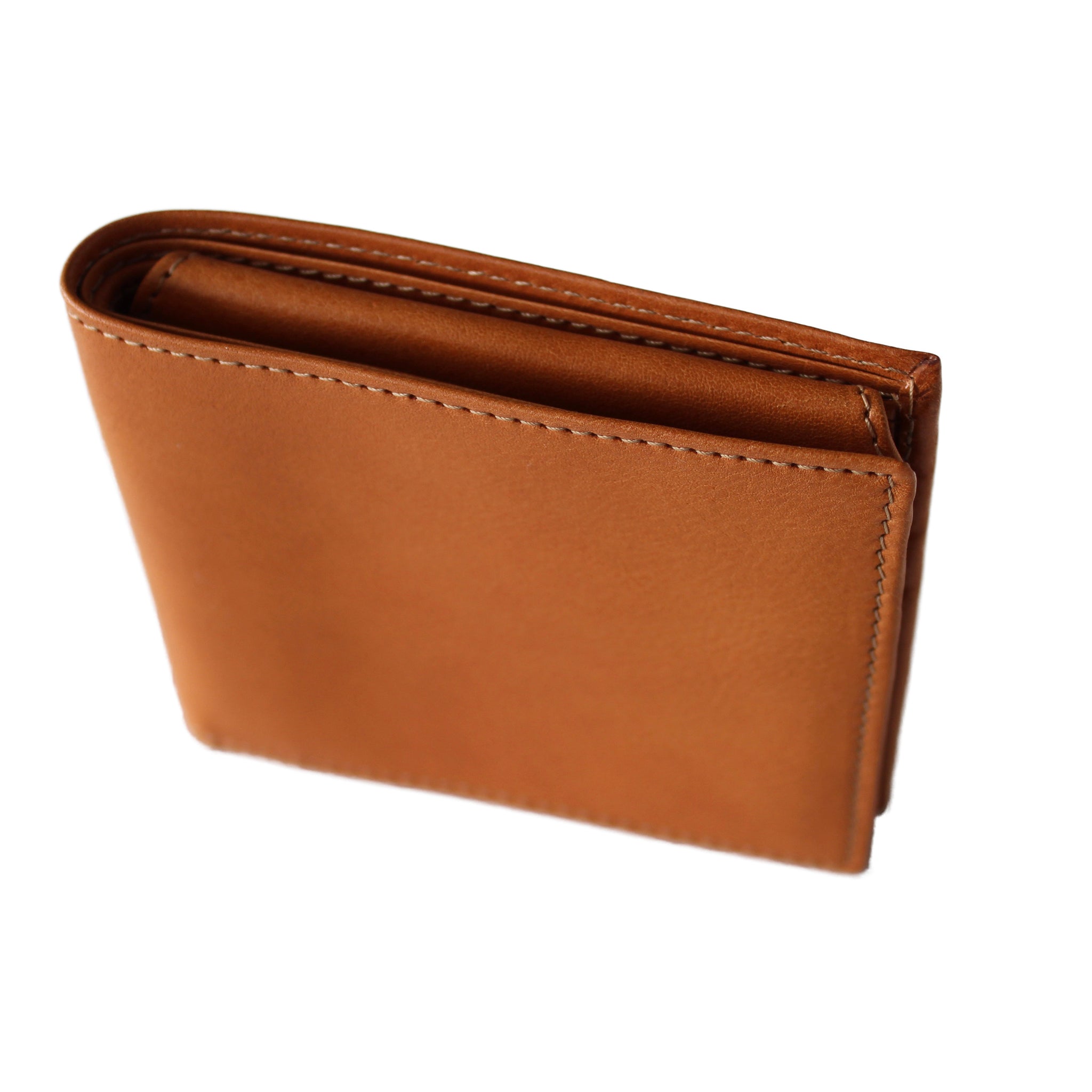 Man wallet in vegetable tanned leather, Portafoglio uomo in pelle conciata al vegetale