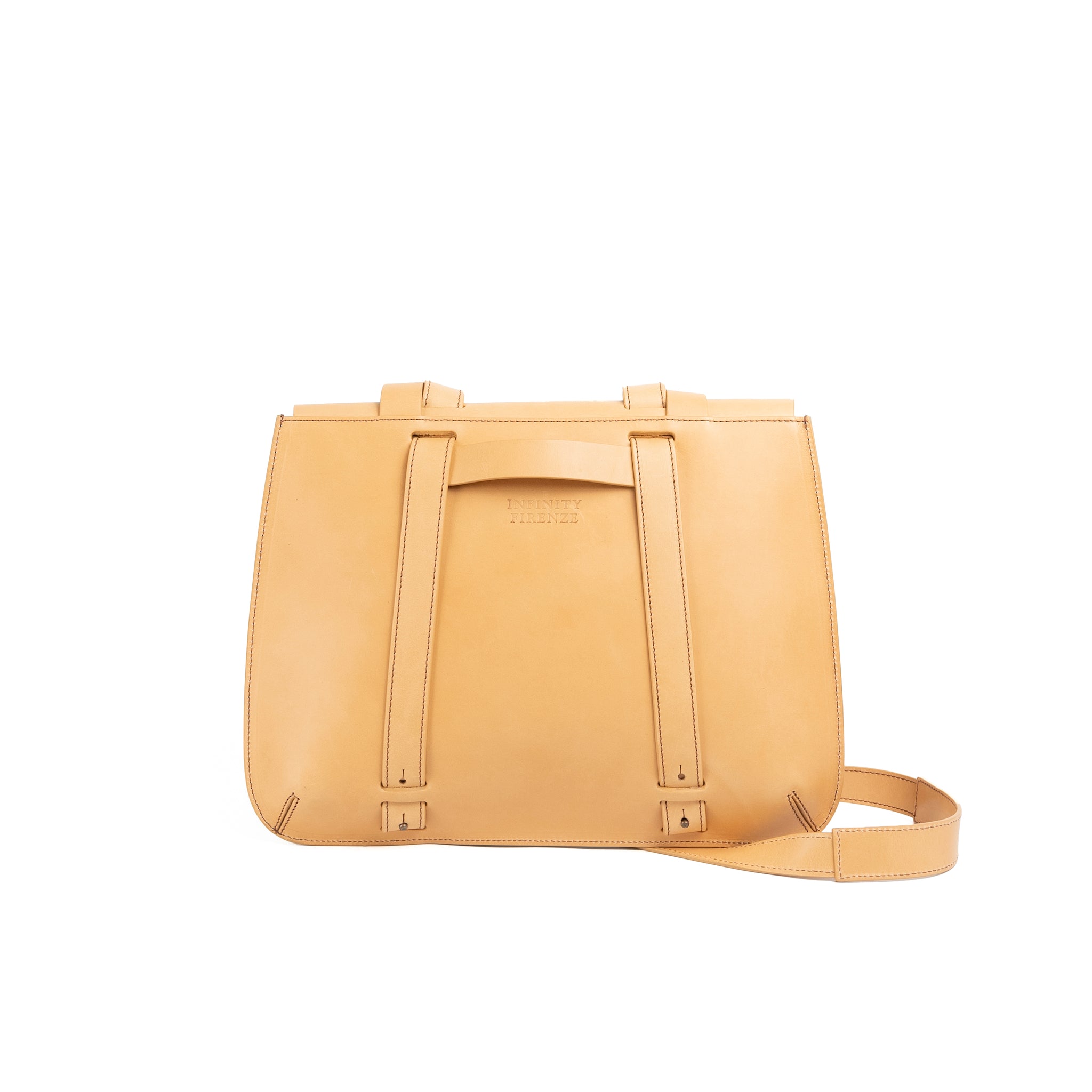 Briefcase Cuoio Battuto Cartella Piccola Infinity Firenze