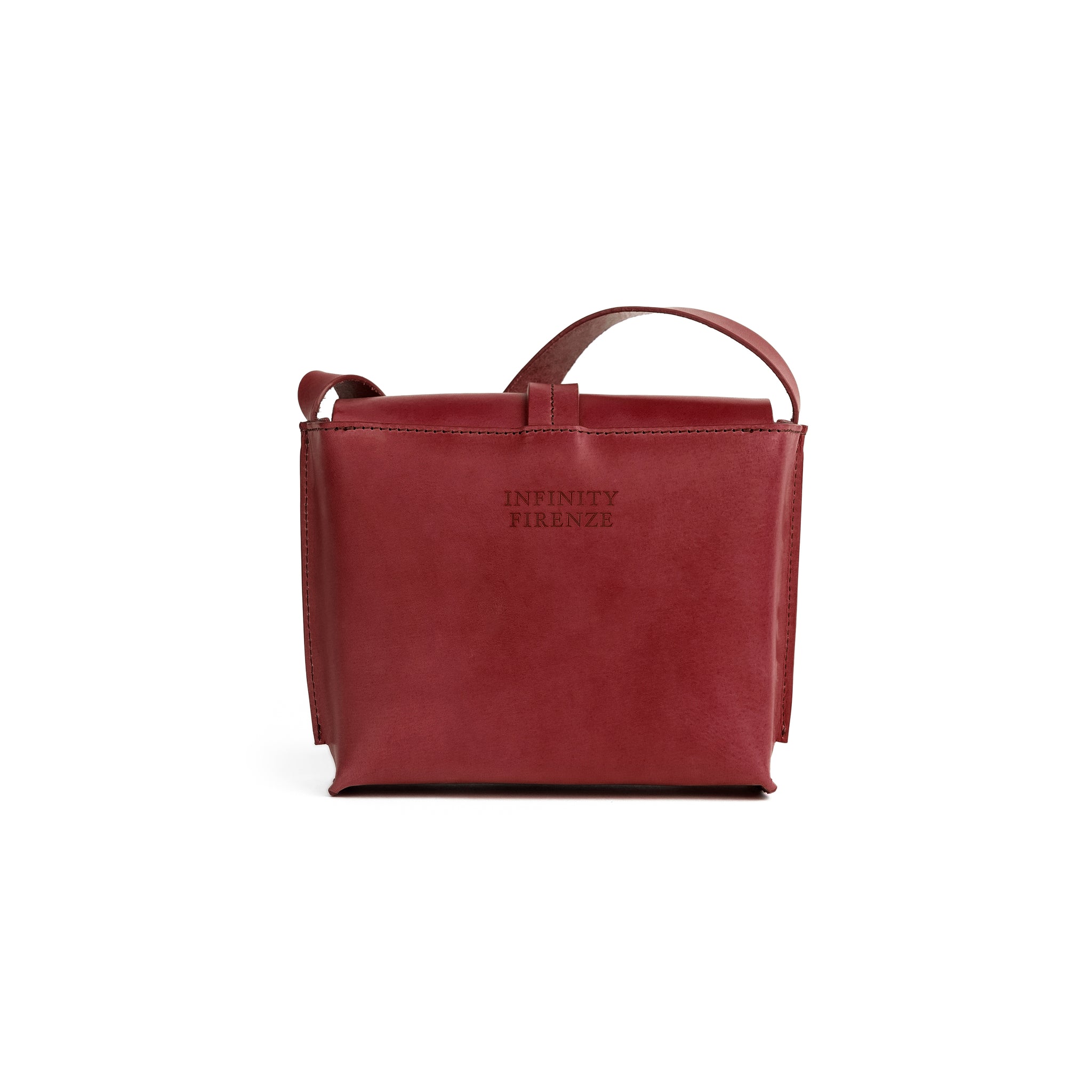 Leather Handbag Cuoio Battuto Alma - Infinity Firenze