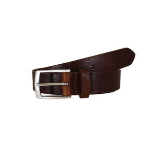 Brown Rugged Vegetable Tanned Leather Belt (Width 35 mm - 1 ½")