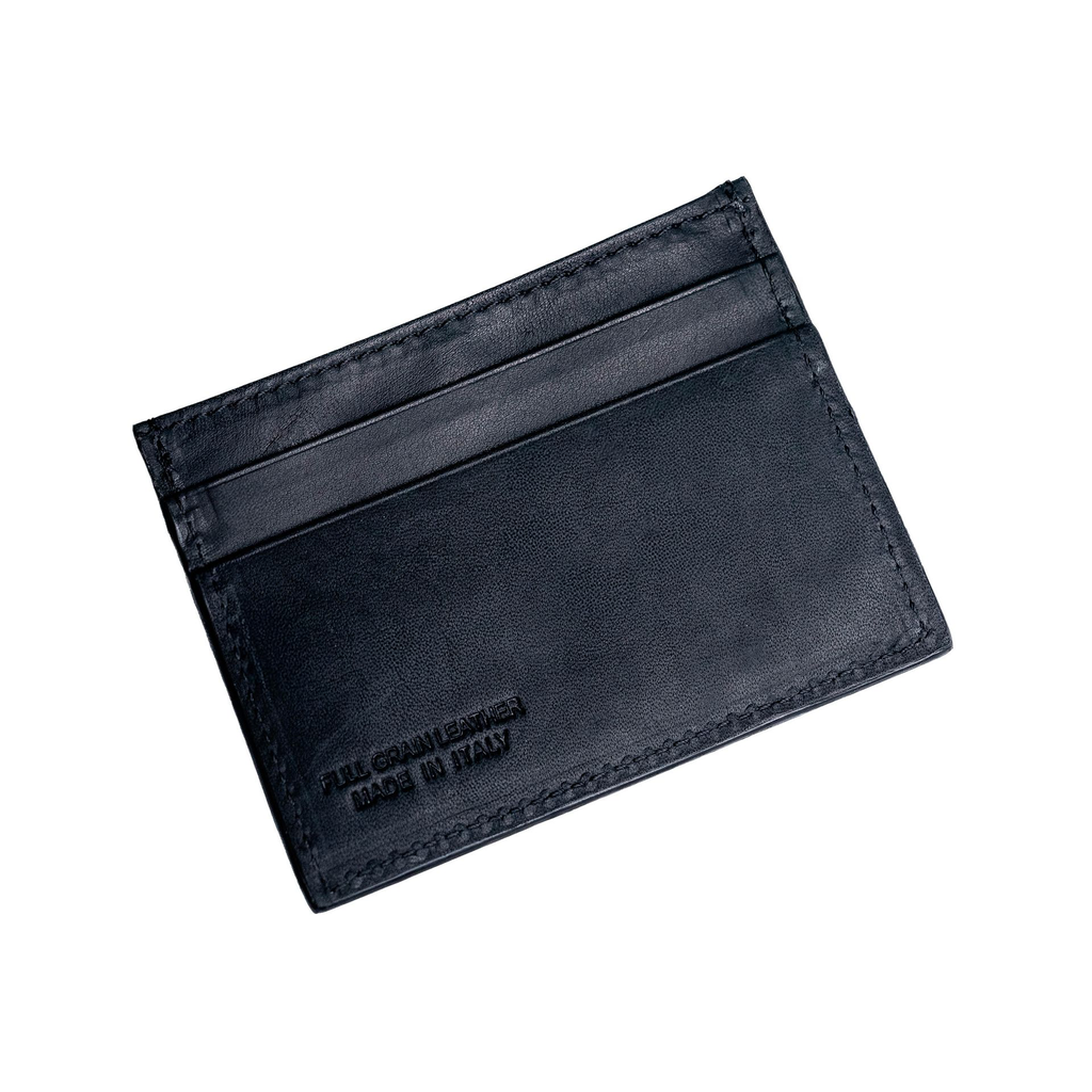CARD CASE VACCHETTA - BLACK - RETRO.webp