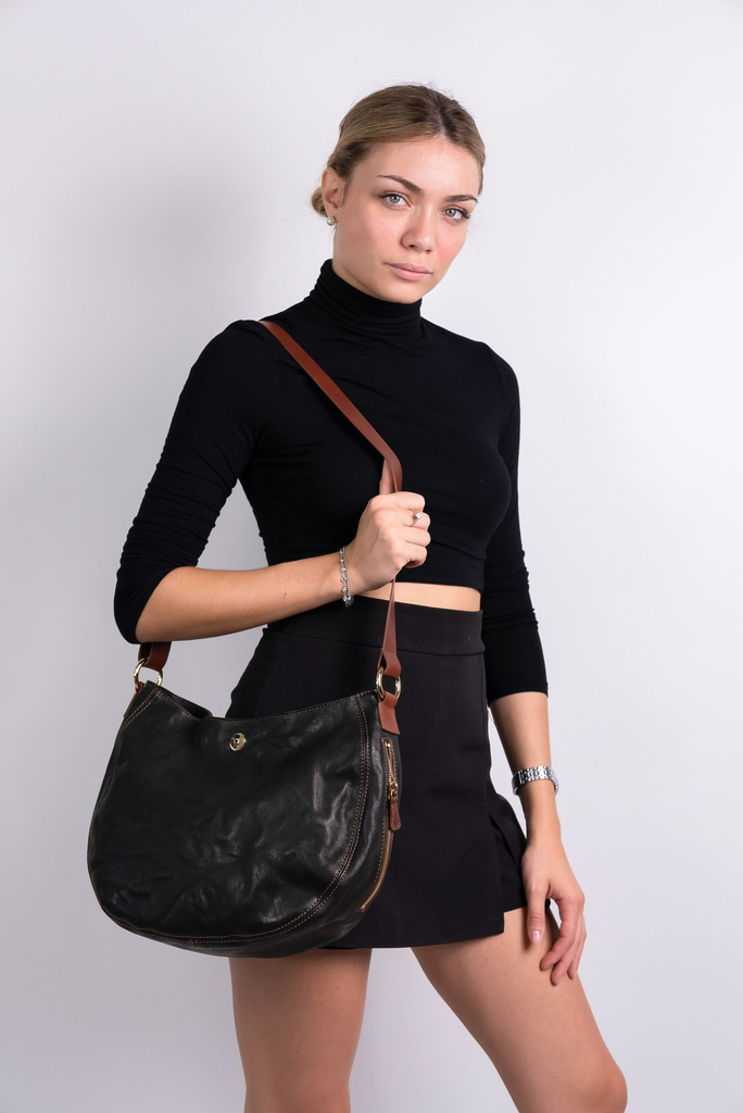 MOSCHETTONE TONDA - NERO - INDOSSATA.webp
