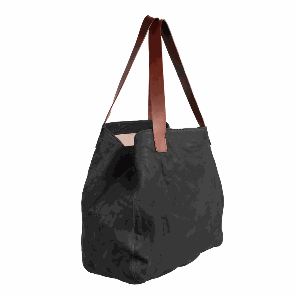 MOSCHETTONE SHOPPER - BLACK - 4.webp