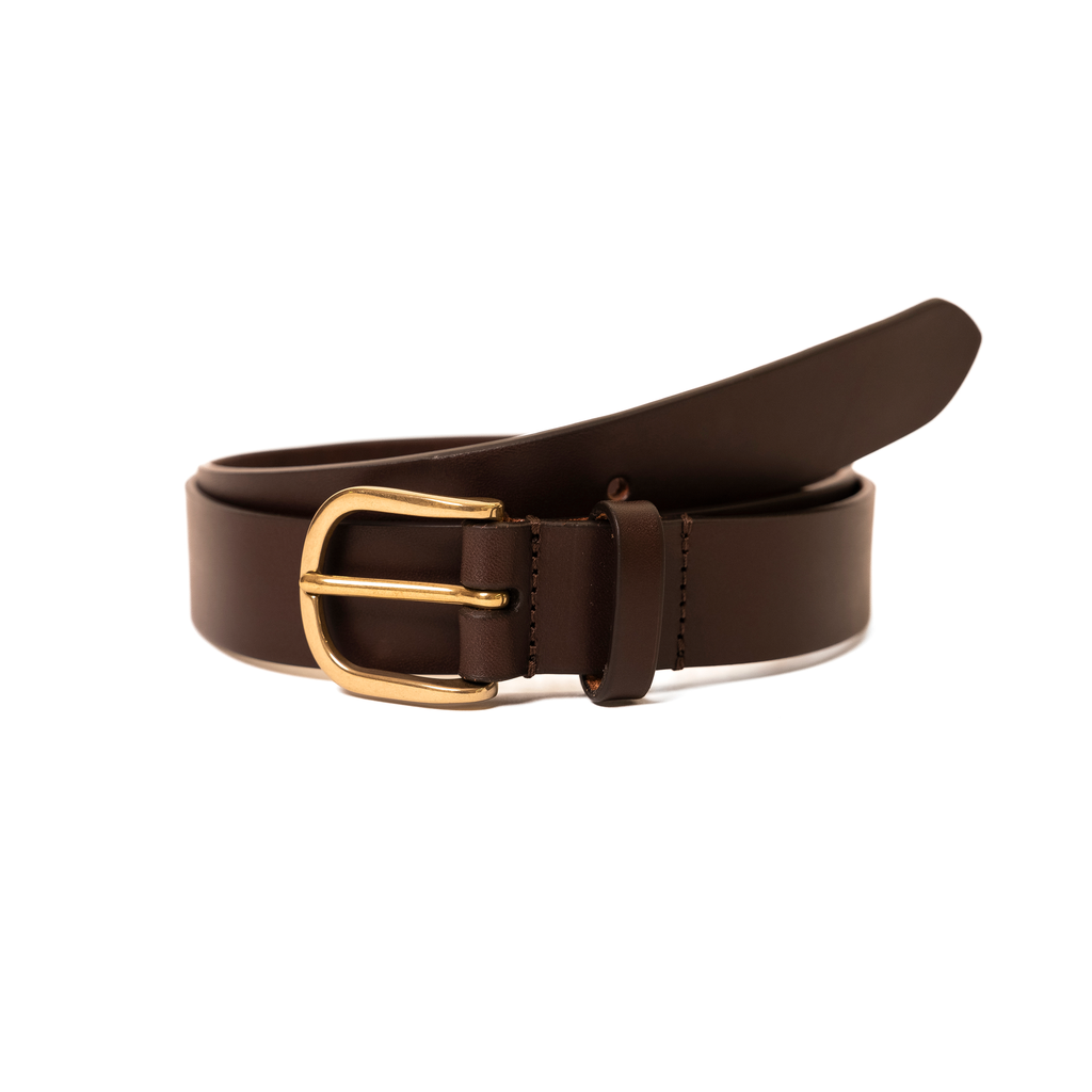 Belt Ø30 Smooth Dark Brown 