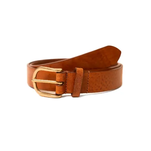 Belt Ø30 Pebbled Cognac