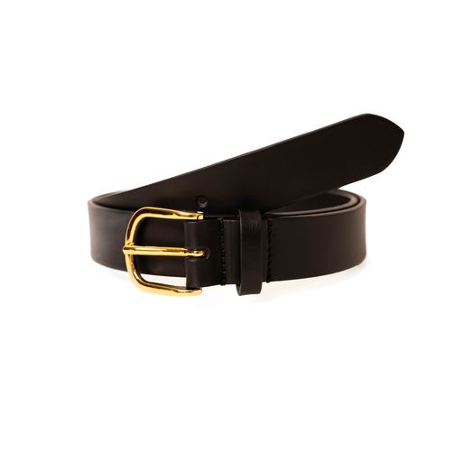 Belt Ø30 Smooth Black Gold