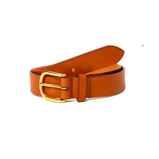 Belt Ø30 Smooth Cognac